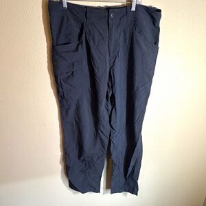 Mountain Hardwear Men’s Straight Leg Flat Front Microfiber Pants 36 Gray